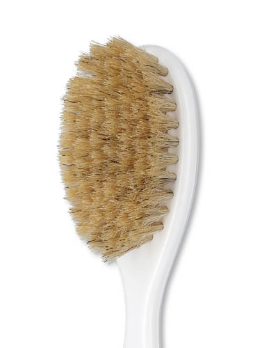 White hairbrush.