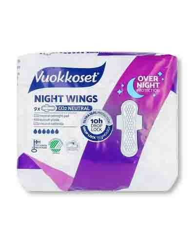 Package of sanitary towels.