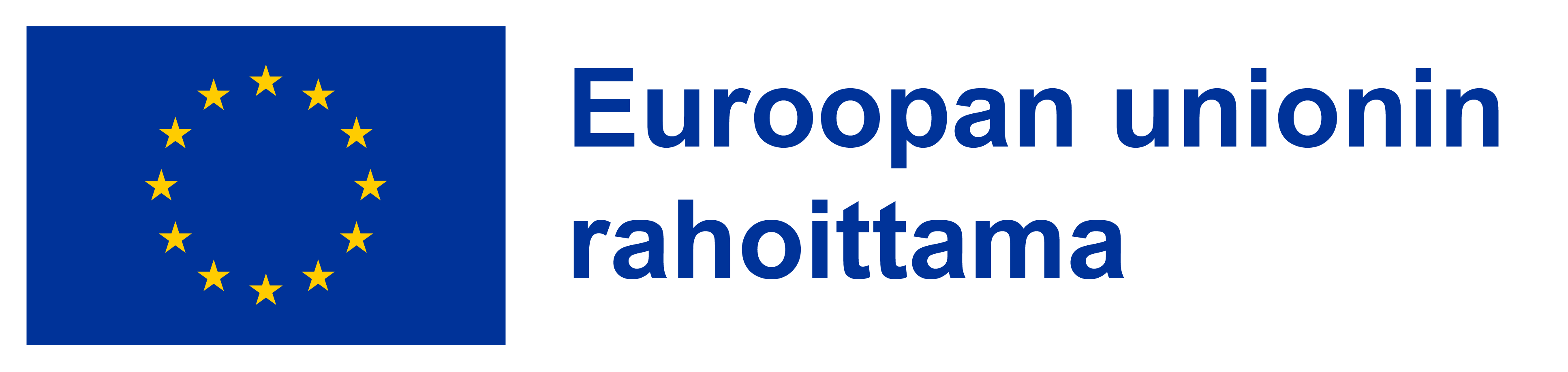 EU-logo ja teksti Euroopan unionin rahoittama.